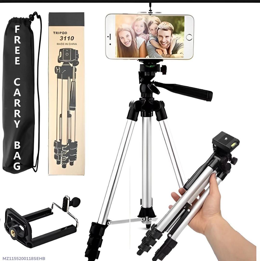 3110 Tripod Stand – 3.5 Feet Adjustable Mobile & Camera Stand with Bag